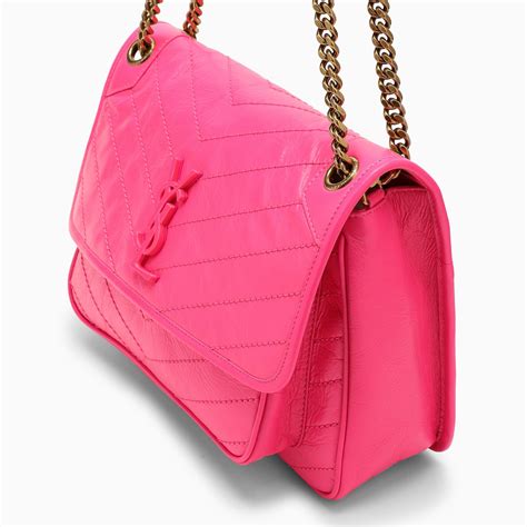 borsa yves saint laurent fucsia